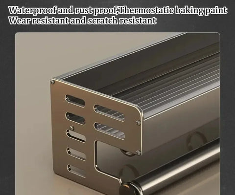 Wall Mounted Kitchen Storage Rack Multifunctional Waterproof Knife Holder Seasoning Simple Storage Rack Seasoning Storage Rack
